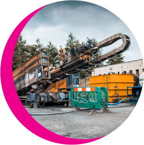 Rock Wheel Excavating
Impact Moling Markey Drilling